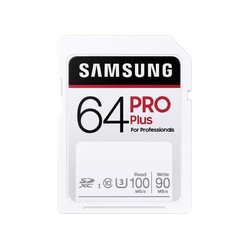 SAMSUNG 三星 PRO PLUS系列 SD存储卡 64GB（UHS-I、U3）