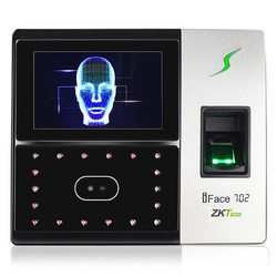 ZKTeco/熵基科技iFace702 人脸指纹考勤机 高速识别打卡机 触屏操控门禁一体机（宝能）