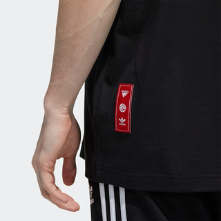 adidas 阿迪达斯 CNY Graphic Tee 男子运动T恤 H09193 黑色 M