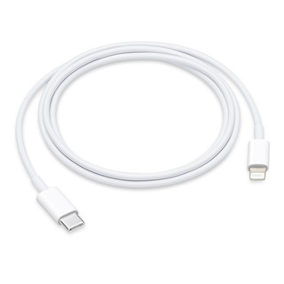 Apple 苹果 手机充电器 Type-C 20W+Type-C转Lightning 20W 数据线 PVC 1m 白色