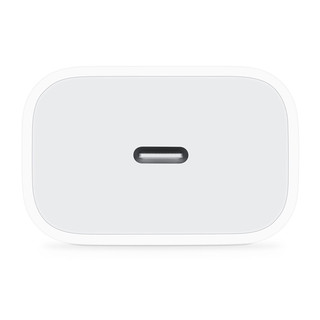 Apple 苹果 手机充电器 Type-C 20W+Type-C转Lightning 20W 数据线 PVC 1m 白色