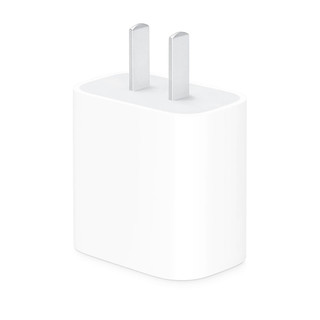 Apple 苹果 手机充电器 Type-C 20W+Type-C转Lightning 20W 数据线 PVC 1m 白色