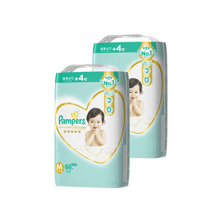 Pampers 帮宝适 一级帮系列 纸尿裤 M62+4片