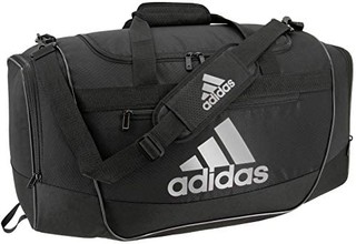 adidas 阿迪达斯 Defender III 中号行李袋 黑色/银色 均码