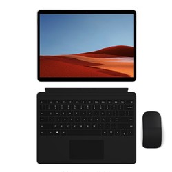 Microsoft 微软 Surface Pro X 13英寸平板电脑（SQ1、8GB、256GB SSD）+ 带超薄触控笔的特制版专业键盘盖 波比红