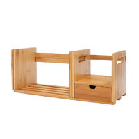 原声原代 桌面书架 单抽伸缩款