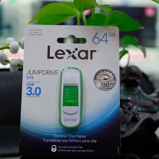 Lexar 雷克沙 S75 USB3.0 U盘 绿色 64GB USB