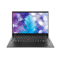 ThinkPad 思考本 X1 Carbon 2020款 14.0英寸 轻薄本 黑色 (酷睿i7-10710U、核芯显卡、16GB、2TB SSD、4K、IPS、20U9007KCD)