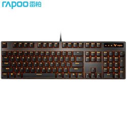 RAPOO 雷柏 V500PRO 单光版 机械光键盘 黑色
