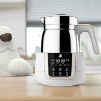 小白熊 不锈钢恒温水壶多功能恒温调奶器智能家用养生壶1.2L HL-0855