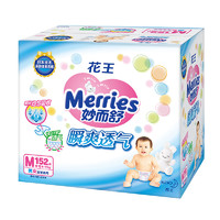 Merries 妙而舒 瞬爽透气系列 纸尿裤 M76片*2包