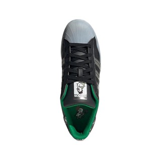 adidas Originals Superstar 中性休闲运动鞋 FZ5463 黑/银金属/红/绿/蓝/白 41