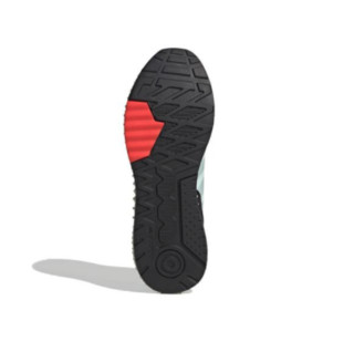 adidas Originals ZX 2K 4D 中性休闲运动鞋 FV8500 浅绿/黑/橘红 40