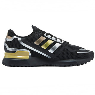 adidas Originals ZX 750 HD 中性休闲运动鞋 FZ1028 黑/金属银/金属铜 41