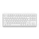 GANSS 迦斯 GS87D 87键 双模机械键盘 cherry茶轴 白光版 白色