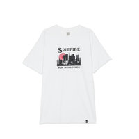 HUF X Spitfire火人节联名款 男子运动T恤 TS00658-WHITE 白色 S