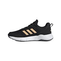 adidas 阿迪达斯 Fluidcloud Neutral 女子跑鞋 FU6936 黑色/黄色 36.5