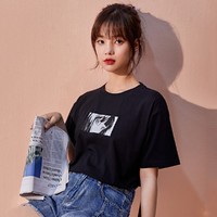 JY-11-273052 女士动漫印花t恤