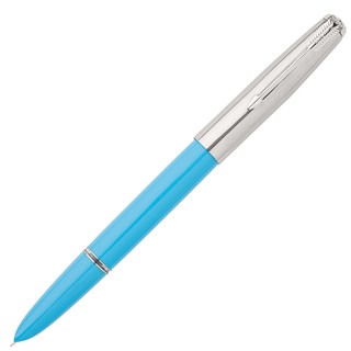 HERO 英雄 钢笔 616 Plus 蓝色银夹 0.5mm 单支装
