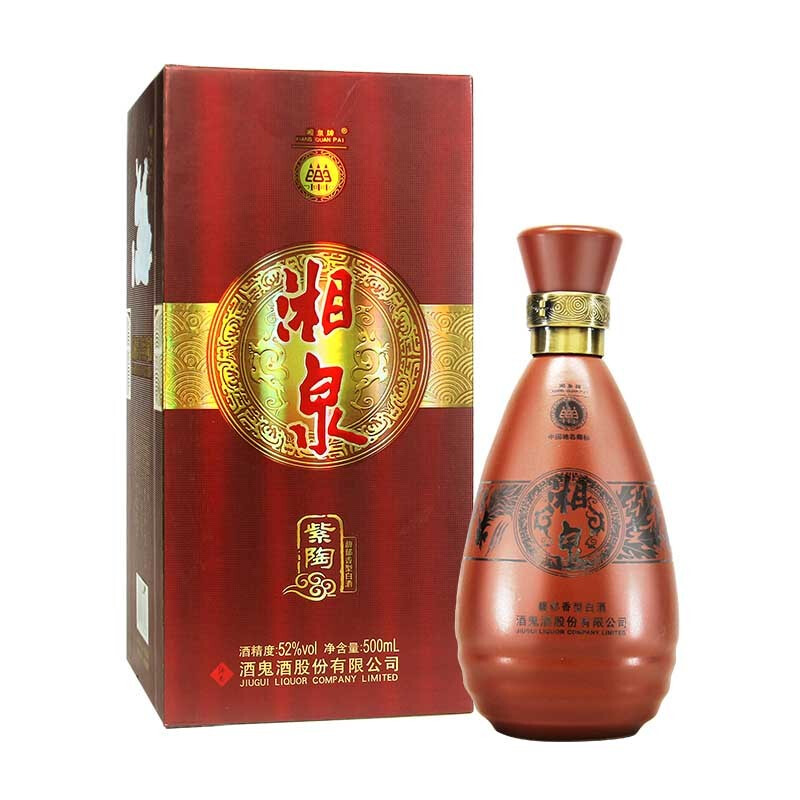 XIANGQUAN 湘泉 紫陶 52%vol 馥郁香型白酒 500ml 单瓶装