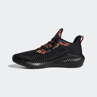 adidas 阿迪达斯 Alphabounce 3 中性跑鞋 FW4530 浅猩黑红 42