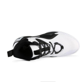 PEAK 匹克 街霸 男子篮球鞋 DA030051 大白/黑色 42