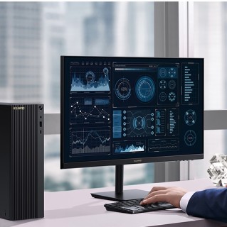 HUAWEI 华为 23.8英寸 台式机 黑色(锐龙R5-4600G、核芯显卡、8GB、512GB SSD、PanguL-WEH9B+AD80HW)