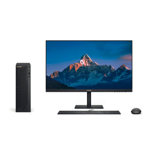 HUAWEI 华为 23.8英寸 台式机 黑色(锐龙R5-4600G、核芯显卡、8GB、512GB SSD、PanguL-WEH9B+AD80HW)