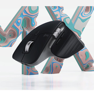 Logitech 罗技 MX Master 3 Mac版 2.4G蓝牙 优联 双模无线鼠标 4000DPI 深空灰