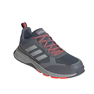adidas 阿迪达斯 Rockadia Trail 3 男子跑鞋 EG3470 浅灰/红色 40