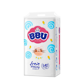 BBU 自由呼吸系列 纸尿裤 L42片