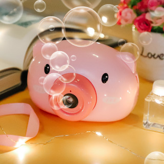 joying baby 小猪声光泡泡机 粉色 2瓶水 1个背带