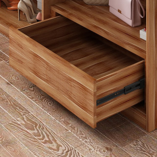 ahome a家家具 推拉门衣柜 梨木色 荷花白 1.2m a款