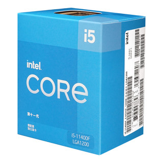 intel 英特尔 酷睿 i5-11400F CPU 2.6GHz 6核12线程