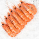 PLUS会员：聚福鲜 熟冻越南香虾 18-23只 净重400g/盒