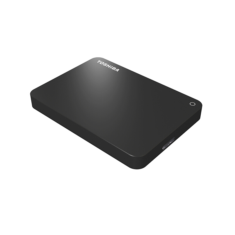 TOSHIBA 东芝 V9系列 2.5英寸Micro-B移动机械硬盘 USB3.0 1TB 经典黑