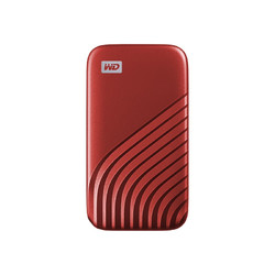 Western Digital 西部数据 My Passport NVMe 移动硬盘 Type-C 500GB 星火红 时尚版