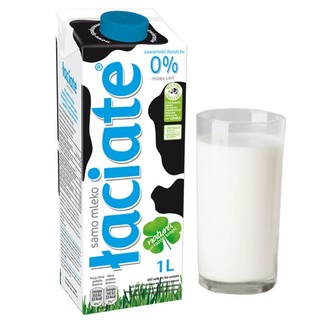 Laciate 脱脂纯牛奶 1L*12盒*2箱