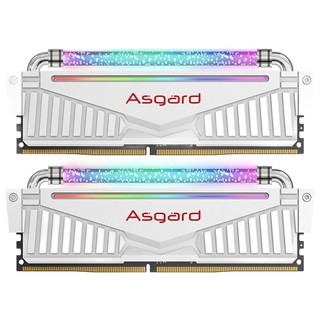 Asgard 阿斯加特 洛极系列 W3 DDR4 3200MHz RGB 白色 台式机内存 16GB 8GBx2