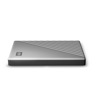 Western Digital 西部数据 My Passport Ultra系列 精英款 2.5英寸 Type-C便携移动机械硬盘 4TB USB3.0 银色