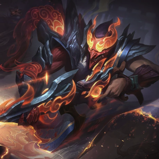 league of legends 英雄联盟 英雄皮肤 山海绘卷 烬