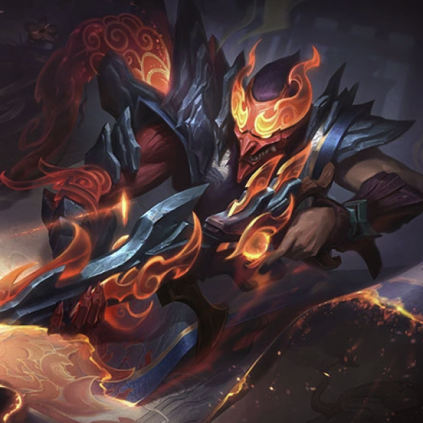 league of legends 英雄联盟 英雄皮肤 山海绘卷 烬