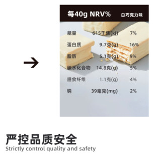 CHUJI 初吉 乳清蛋白棒 白巧克力味 40g 9支