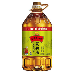 金龙鱼 外婆乡小榨 巴蜀风味菜籽油 5.88L