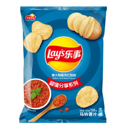 Lay's 乐事 薯片 意大利香浓红烩味 135g