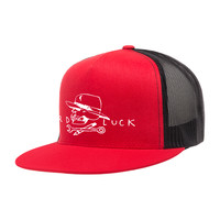 HARD LUCK Hard Skull 男女款棒球帽 RED/BLACK