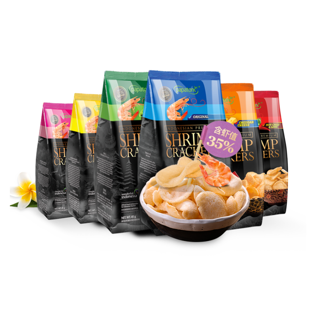 papatonk 印尼虾片 原味 85g