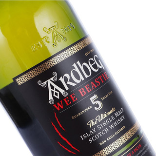 Ardbeg 雅柏 5年 小怪兽 苏格兰 单一麦芽威士忌 47.4%vol 700ml