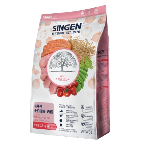 SINGEN 信元發育寶 阶段活力营养系列 低升糖幼猫奶糕 1.5kg