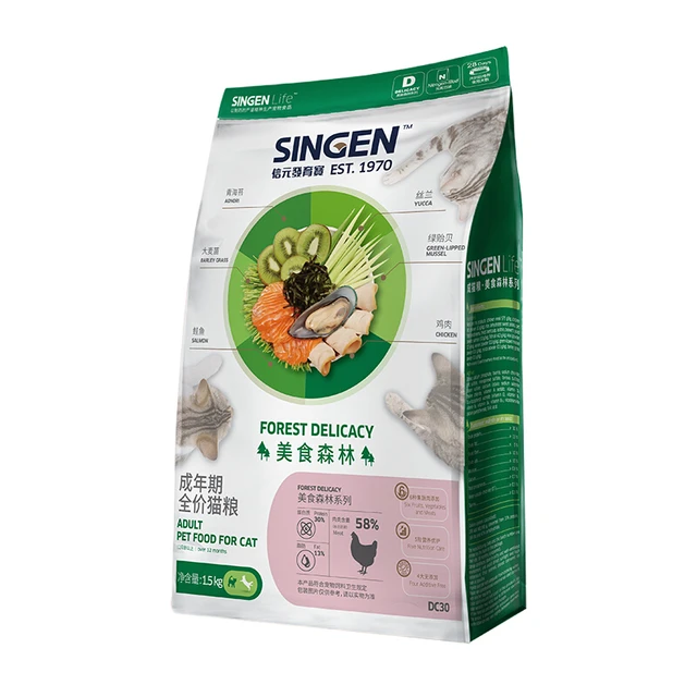 SINGEN 信元發育寶 美食森林系列 DC30成猫猫粮